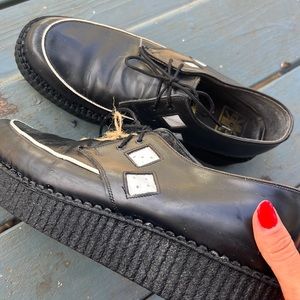 Vintage TUK dice leather shoes